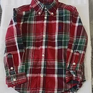 Ralph Lauren 3T Childs plaid Long Sleeved Shirt